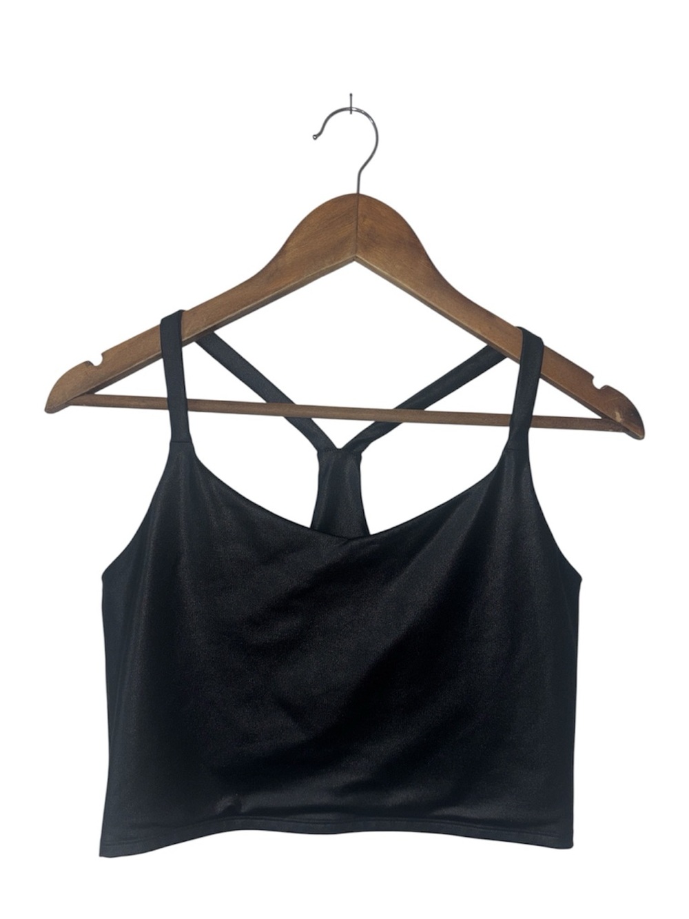 Abercrombie & Fitch Black Crop Top Tank Top Shirt Size Small